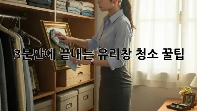 3분만에 끝내는 유리창 청소 꿀팁! ✨